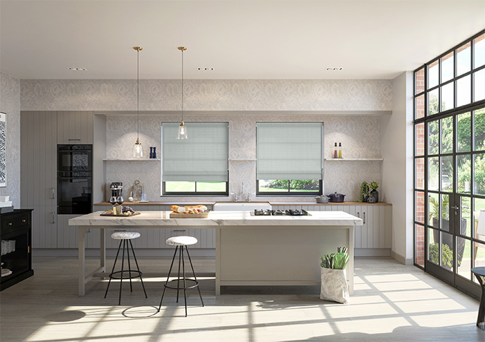 Ariel, Glacier - Twist&Fit Roman Blind - Image 9